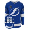 Miehille NHL Tampa Bay Lightning Pelipaita Nikita Kucherov 86 Adidas Stanley Cup 2022 Sininen Authentic
